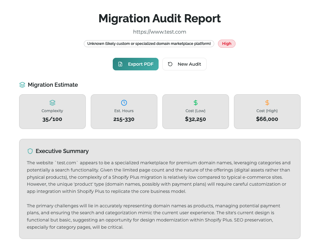 FetchMigration screenshot